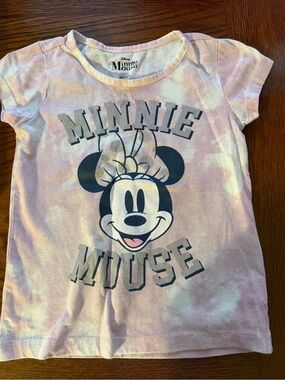 Disney Minnie Mouse Pastel Pink Tie-Dye Tee